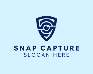 Capture - Shield Lens Security logo design