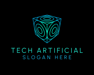 Artificial - Cube Computer Laboratory logo design