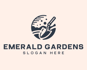 Trowel Landscaping Tools logo design