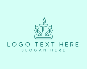 Spa - Decor Wax Candle logo design