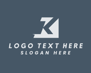 Forwarding - Express Shipping Letter K logo design