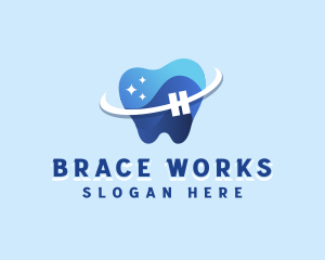 Brace - Dental Tooth Dentistry logo design