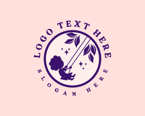 Toddler - Playground Swing Park logo design