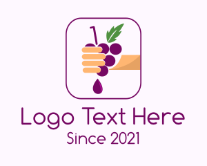 Cooler - Hand Squeezed Grape logo design