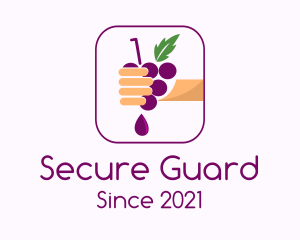 Cooler - Hand Squeezed Grape logo design