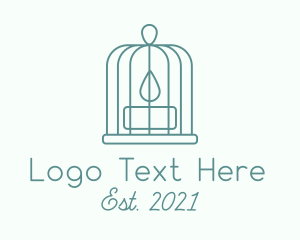 Religious - Tealight Candle Cage logo design