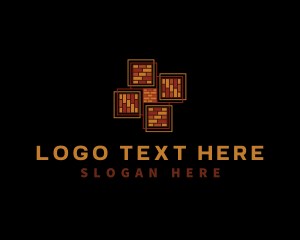 Floorboard - Tile Brick Flooring logo design