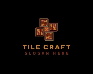 Tile Brick Flooring logo design