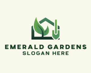 House Plant Shovel logo design