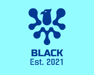 Robot - Blue Digital Eagle logo design