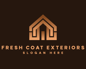Premium Estate Roofing logo design
