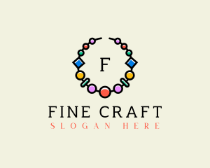 Beads Handmade Bracelet logo design