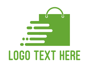 Bag - Green Shopping Bag logo design