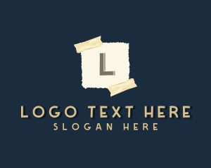 Hobby - Scrapbook Paper Tape logo design