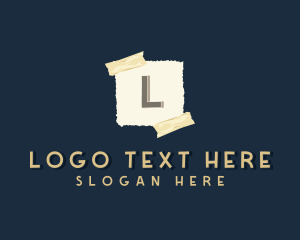 Scrapbook - Scrapbook Paper Tape logo design