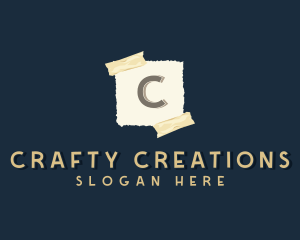 Hobby - Scrapbook Paper Tape logo design