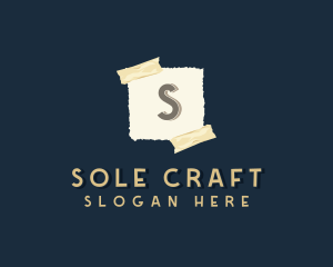 Scrapbook Paper Tape logo design