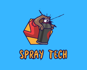 Graffiti Spray Paint  logo design