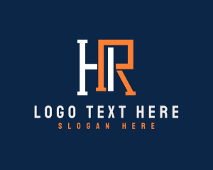 Accountant - Modern Business Letter HR logo design