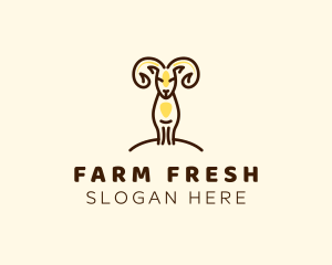 Goat Horn Farm  logo design