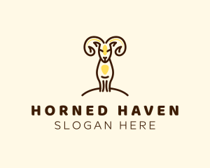 Goat Horn Farm  logo design