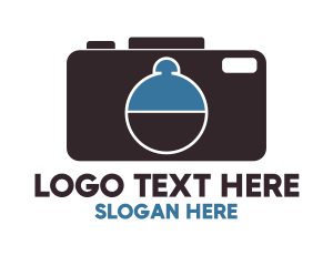 Photography - Camera Lens Cloche logo design