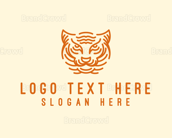 Wild Tiger Head Logo