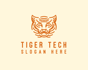 Tiger - Wild Tiger Head logo design