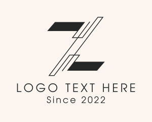 Letter Z - Black Letter Z logo design