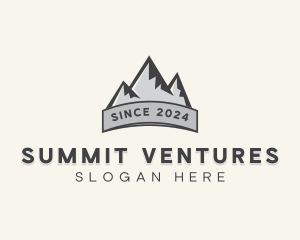 Outdoors Summit Mountaineering  logo design