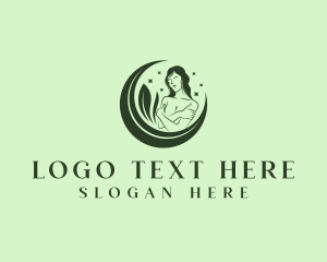 Hair - Natural Woman Beauty logo design