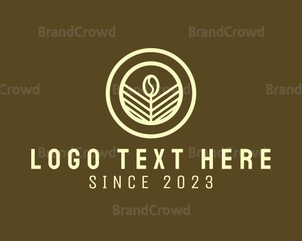 Seeding Coffee Bean Logo