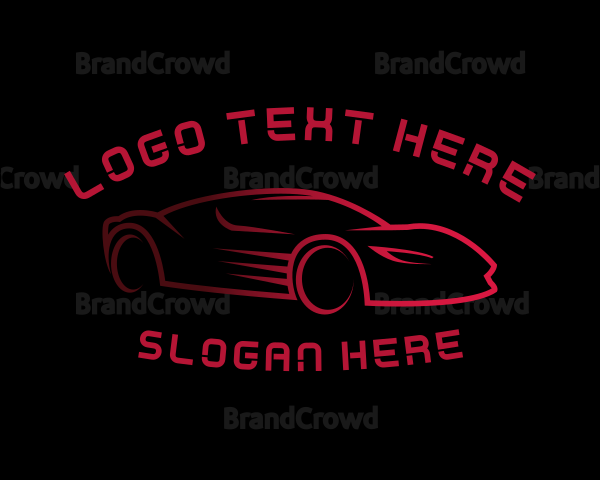 Racing Sports Car Logo