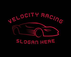 Racing Sports Car logo design