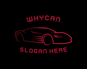 Drag Racing - Racing Sports Car logo design