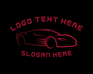 Racing Sports Car Logo