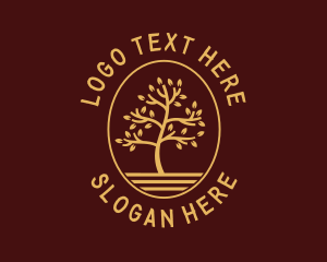 Gold Tree Eco Friendly logo design