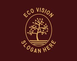 Gold Tree Eco Friendly logo design