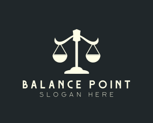 Scale Justice Attorney logo design