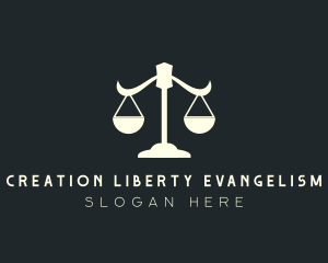 Scale Justice Attorney logo design