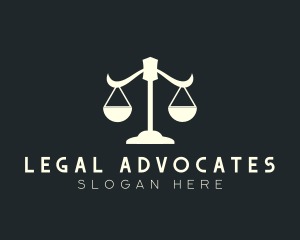 Scale Justice Attorney logo design