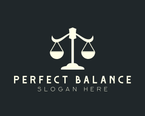 Scale Justice Attorney logo design