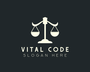 Constitution - Scale Justice Attorney logo design