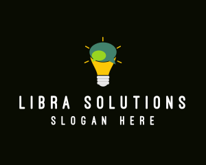 Lightbulb Idea Messaging  logo design