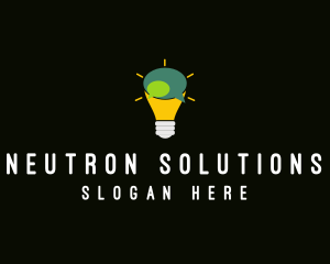 Lightbulb Idea Messaging  logo design