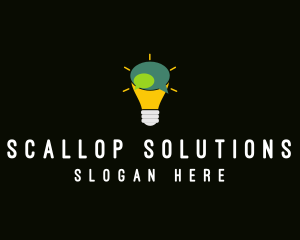 Lightbulb Idea Messaging  logo design