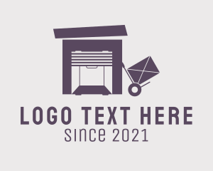 Home Depot - Purple Warehouse Storage logo design