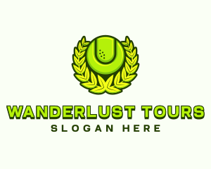 Tennis Ball Tournament logo design