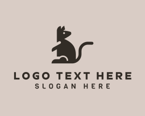 Roo - Wild Kangaroo Safari logo design