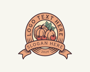 Homesteading - Organic Vegetable Farm logo design